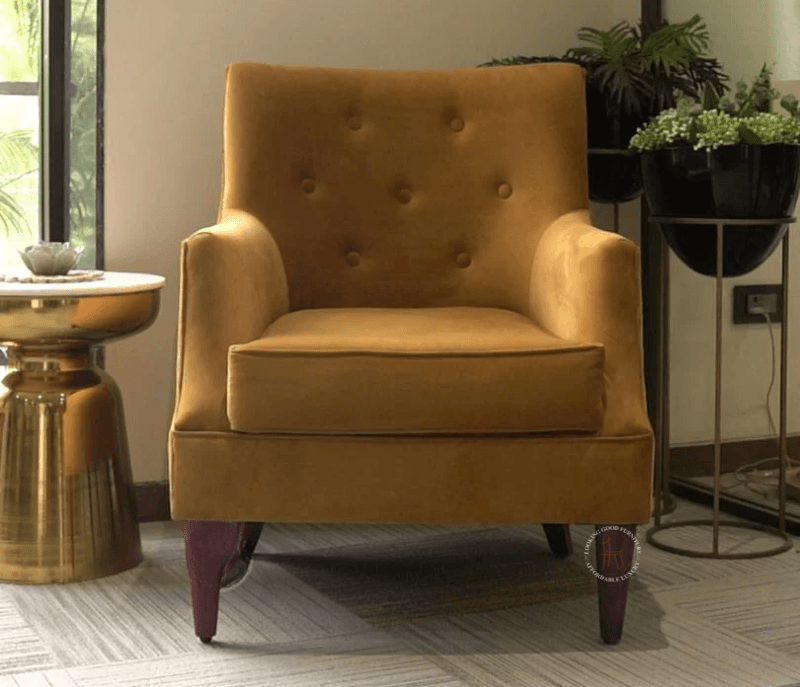 Image 2 for Aimer Wing Back Chair ( Chestnut Brown )