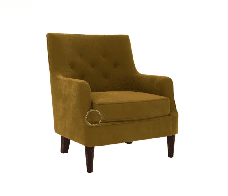Image 3 for Aimer Wing Back Chair ( Chestnut Brown )
