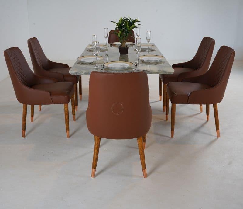 Image 3 for Bamboo 6 Seater Dining Table