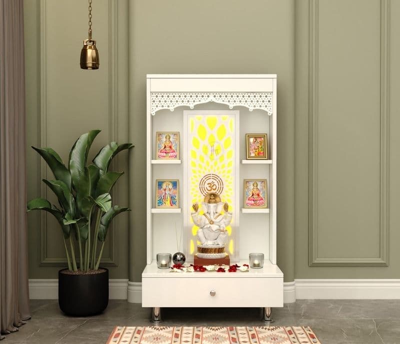 Giovanni Home Temple With Inbuilt LED Light System