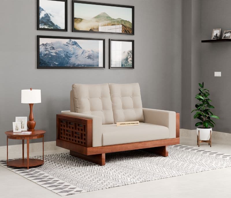 Estonia Premium Sofa (Suede, Jade Ivory)