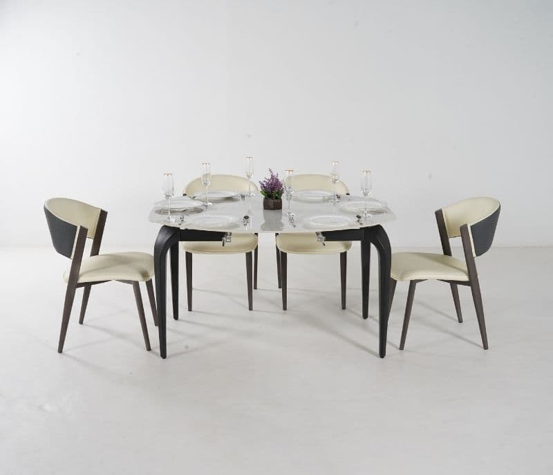 Image 5 for Toma Black 6 Seater Dining Table