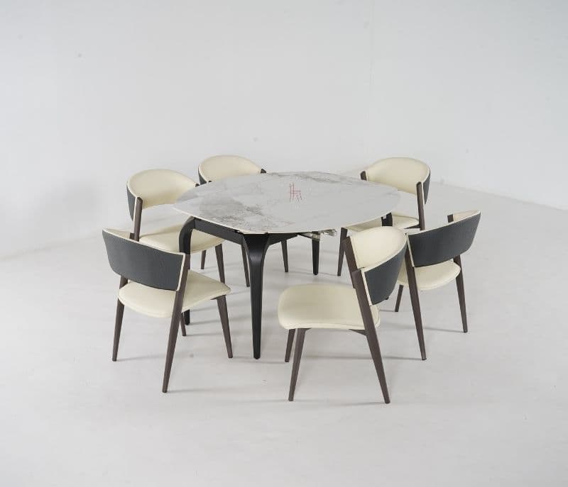 Image 3 for Toma Black 6 Seater Dining Table