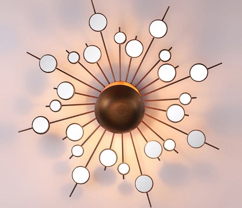 Image 4 for Denise Contemporary Wall Light Gold Mild Steel