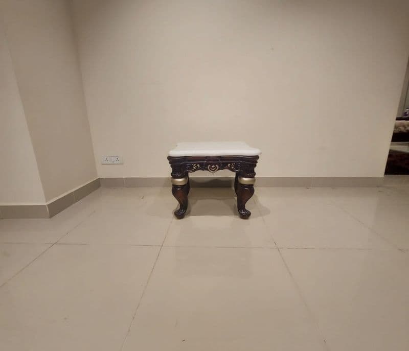 Cairo Side Table with Marble Top (HYD OTD)