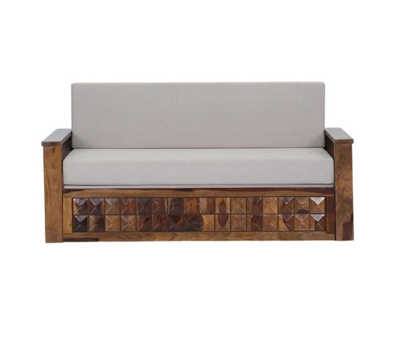 Image 4 for Shloka Wooden Sofa Bed with Storage