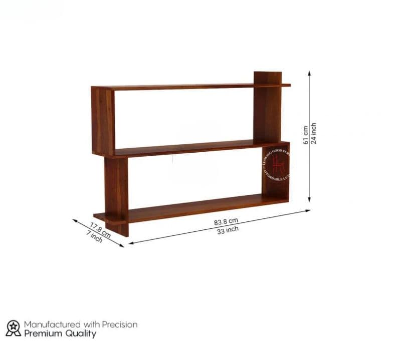 Image 3 for Sulpa Wall Shelf ( Honey Finish )