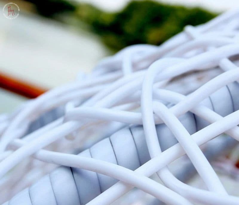 Image 4 for White Egg Shaped Swing Chair