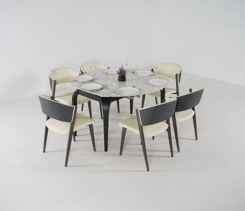 Image 1 for Toma Black 6 Seater Dining Table