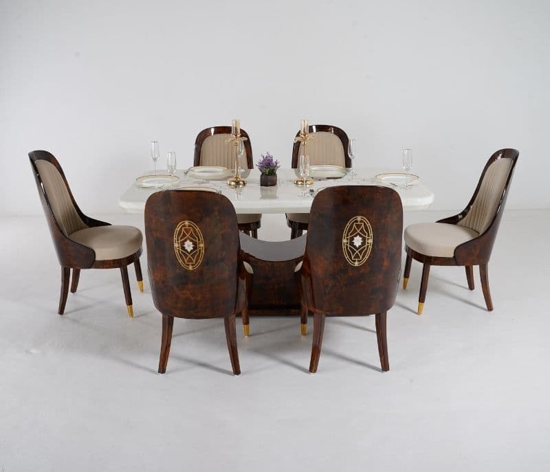 Image 4 for Bacha Polyster 6 Seater Dining Table