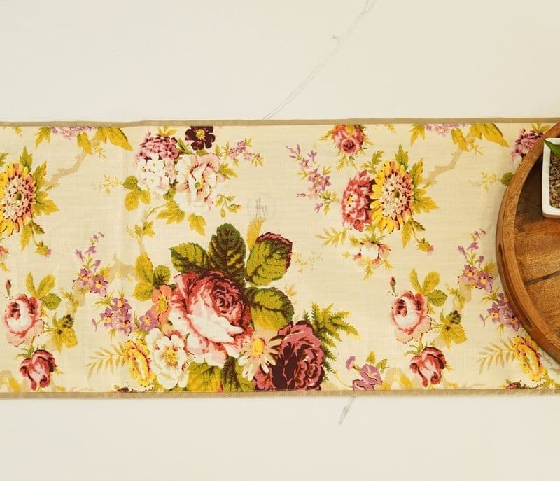 Image 5 for Giosue Grace Printed Cotton Table Runner