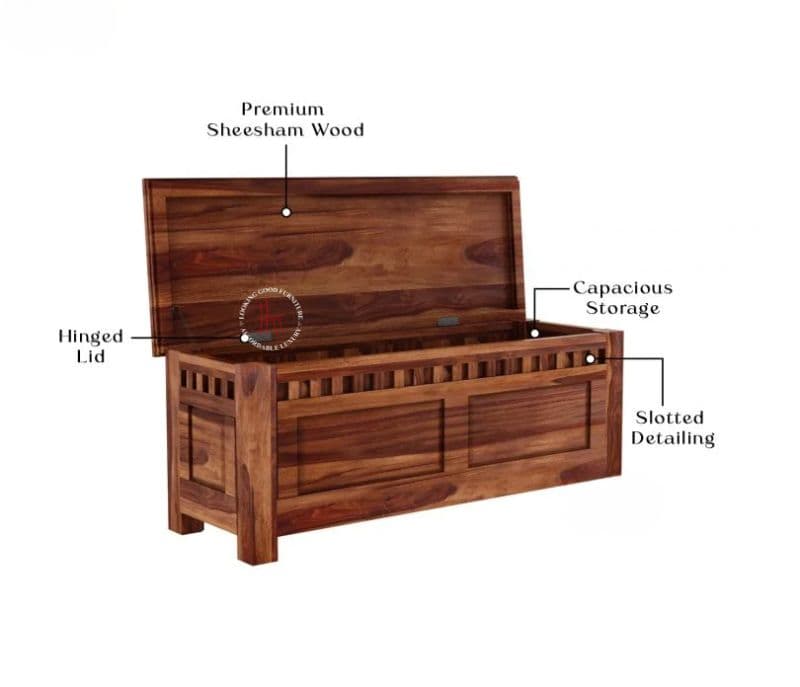 Image 7 for Adol Trunk Box( Honey Finish )