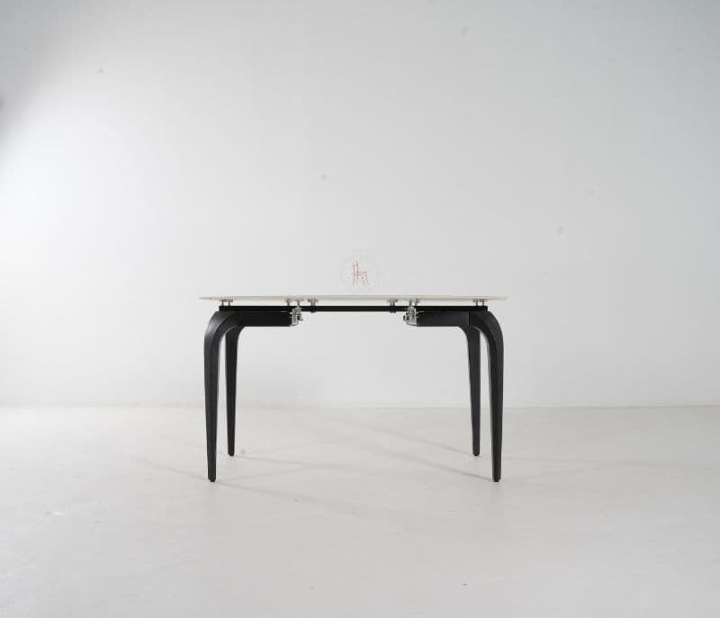 Image 8 for Toma Black 6 Seater Dining Table