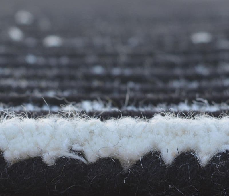 Image 2 for Walter Geometric Hand Tufted Wool Yellow Black and White Color Carpet For Living Room