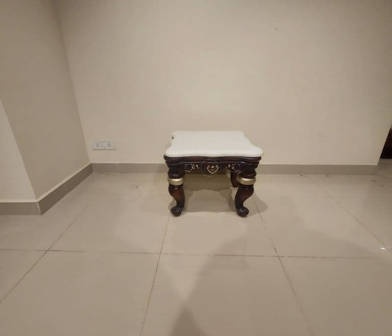 Image 3 for Cairo Side Table with Marble Top (HYD OTD)