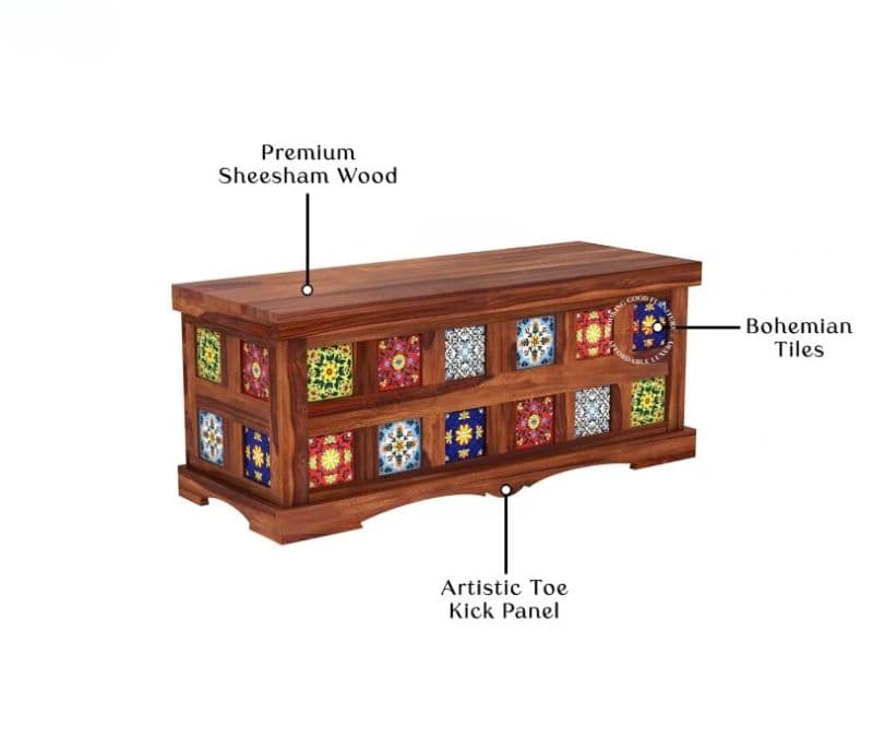 Image 6 for Bojo Trunk Box (Honey Finish)