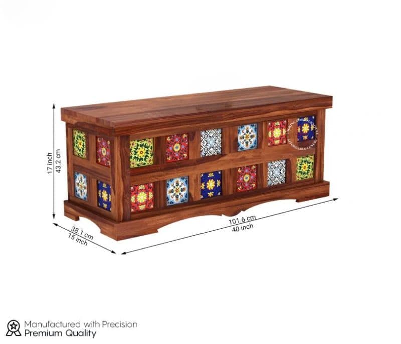 Image 3 for Bojo Trunk Box (Honey Finish)