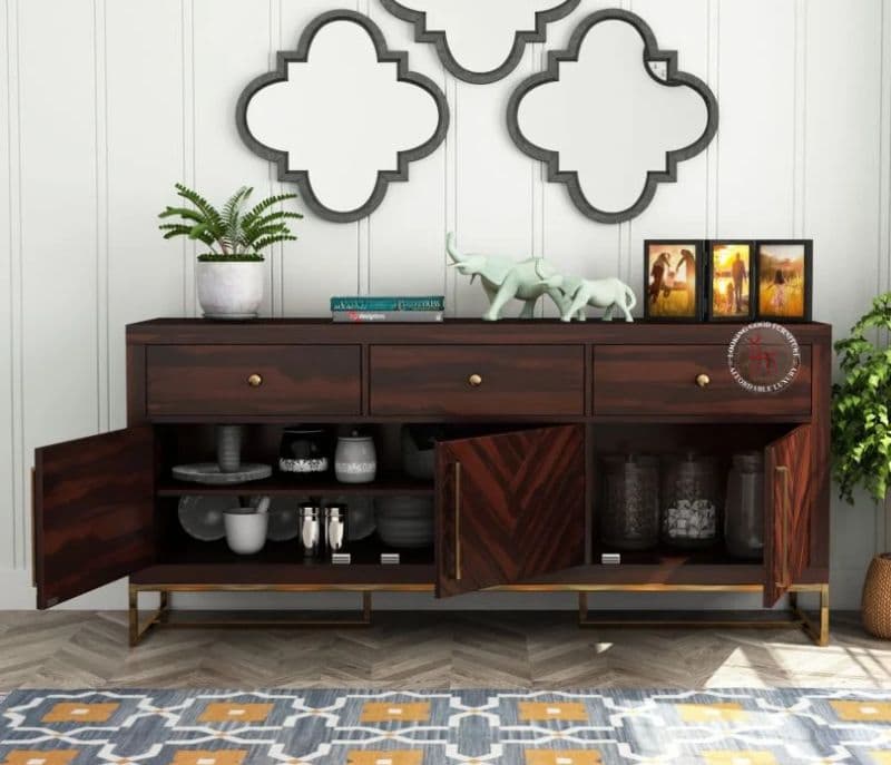 Image 3 for Sheesham Wood Cabinet and Sideboard