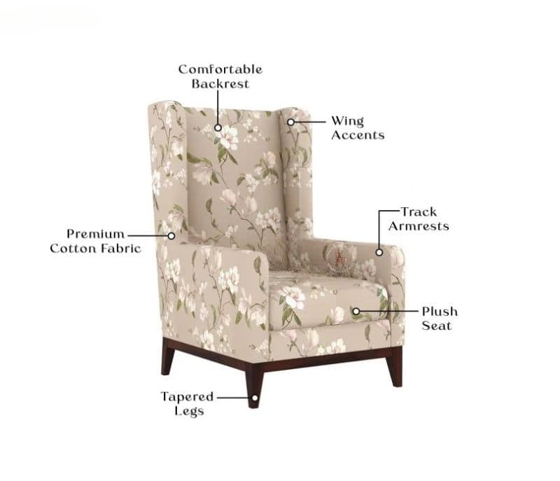 Image 7 for Jose Lounge Chair ( Cotton, Magnolia Beige )