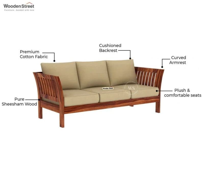 Image 5 for Aiden Wooden Sofa