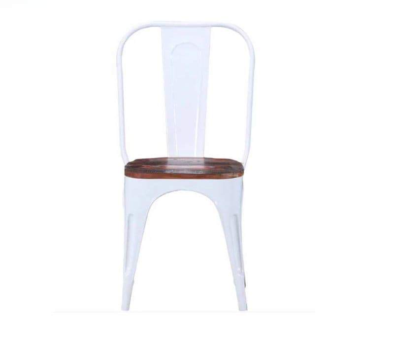 Image 3 for Alex White Metal Chair