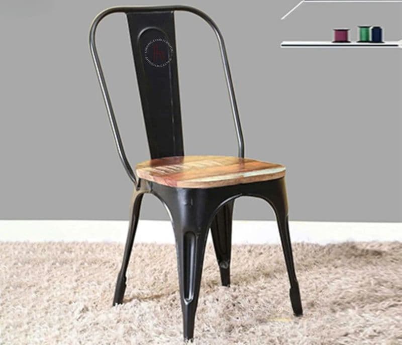 Alex Metal Chair(Black)