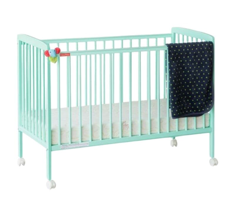 Reese Adjustable Sturdy Casters Cot For Baby