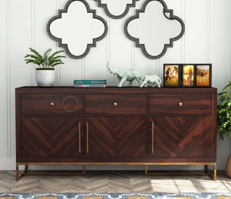 Luna Sheesham Wood Cabinet and Sideboard