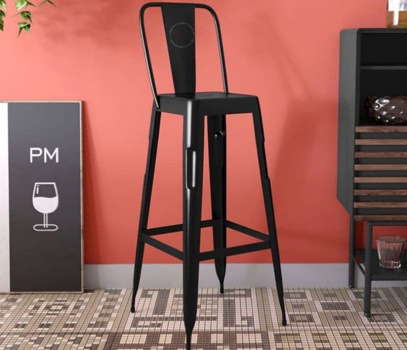 Elowen Stylish Iron Bar Chair