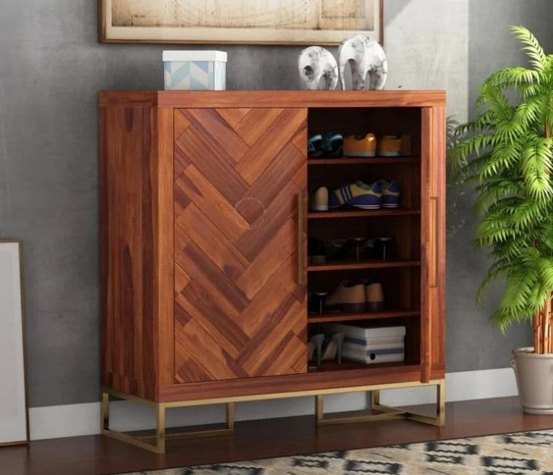 Kendall  Premium Sheesham Wood Shoe Rack