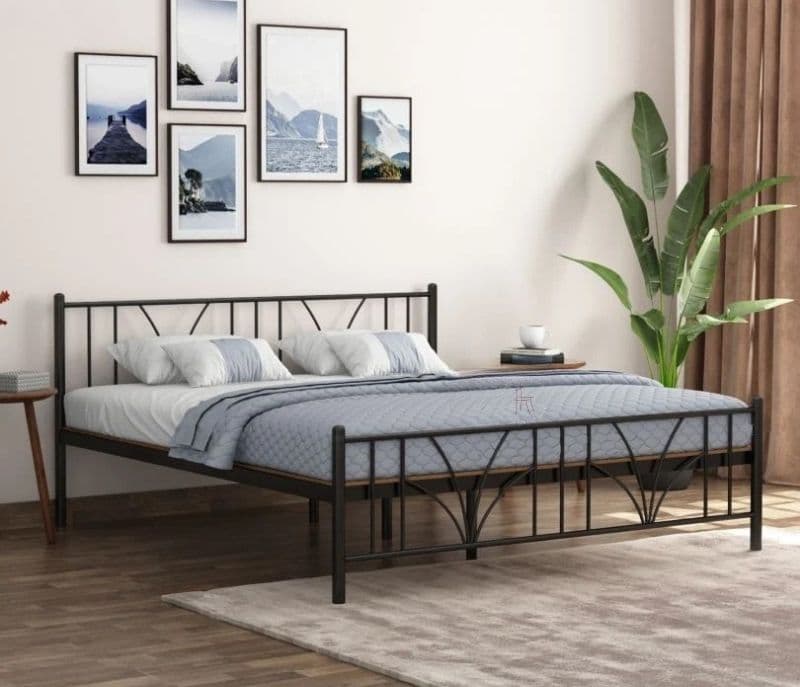 Lorenza Metal Bed with Particle Board