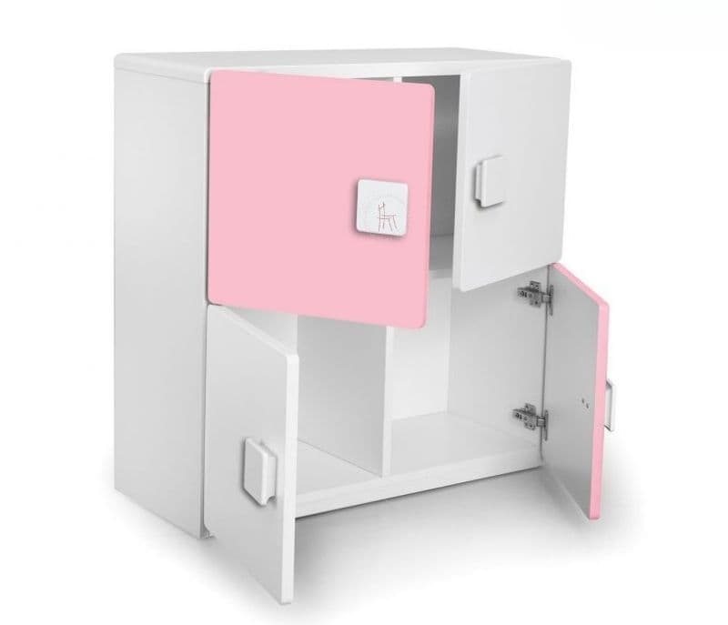 Image 2 for Demi Two Layer Bookcase (Pink)
