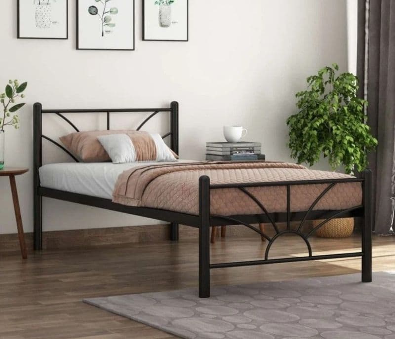 Oriana Powder-Coated Single Metal Bed