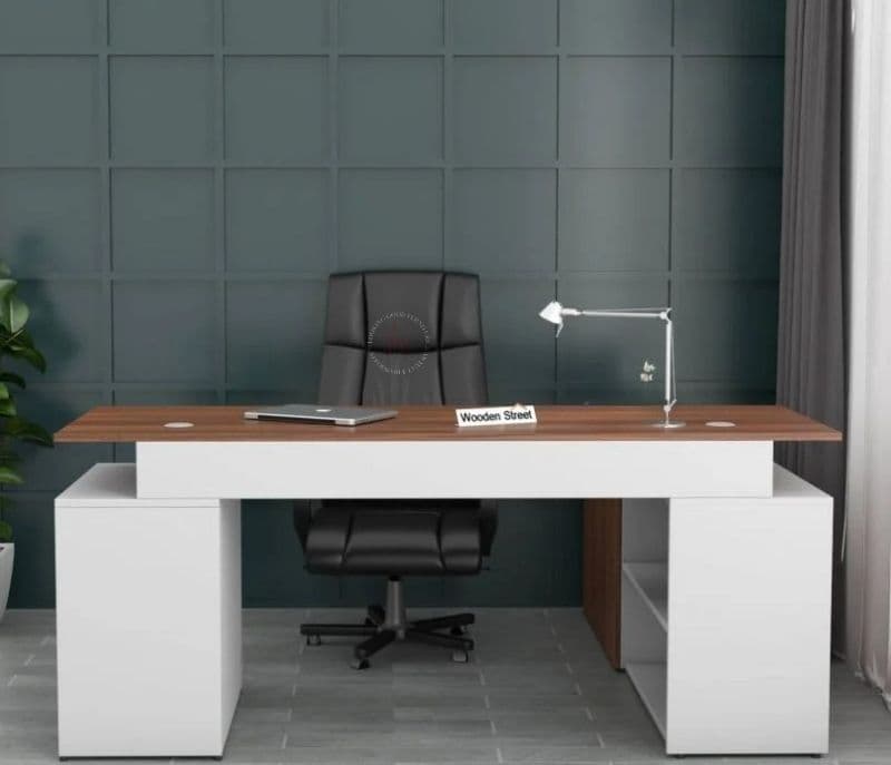 Siena L shape Modular Office Table with Storage