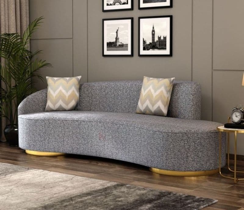 Bristol 3 Seater Curved Sofa