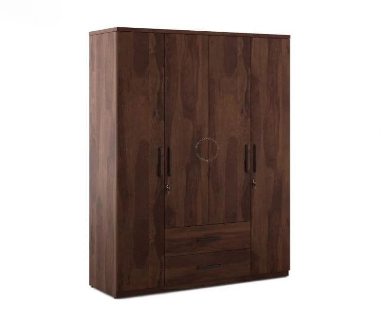 Image 3 for Tranquillo 4 Door Wardrobe (Exotic Teak Finish)