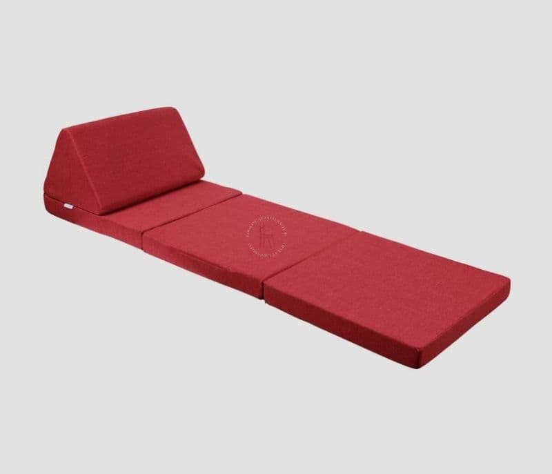 Harmoni Foam Peach Folding Bed with Removable Cover