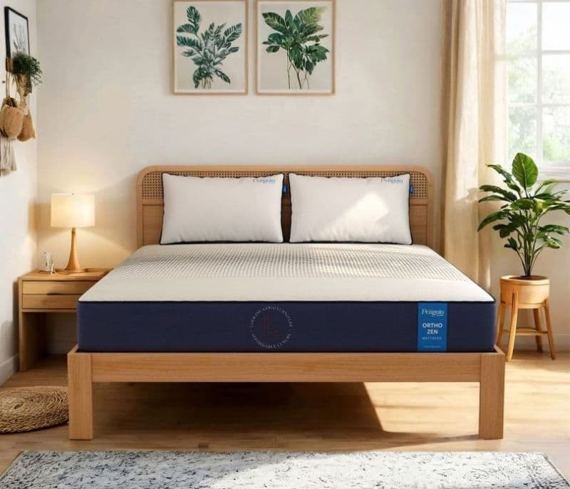 Angelica Ortho Zen Mattress | Orthopedic Firmness 10 Years Warranty  AeroWAVE Technology Charcoal Infused HR Foam Layer