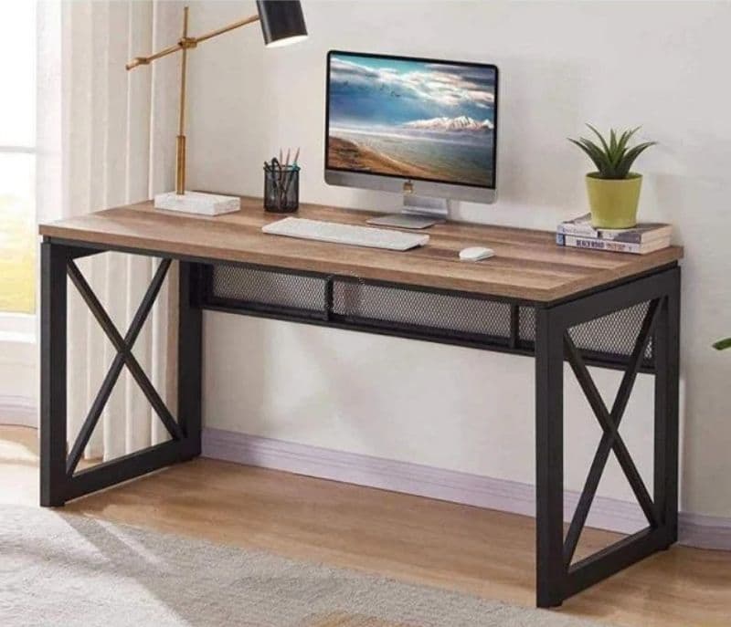 Image 3 for Whitley Wood and Metal Industrial Office Desk