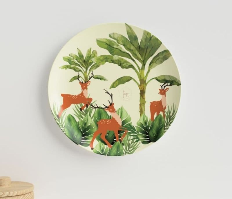 Image 5 for Aleia Fox Printed Exquisite Traditional Ceramic Wall Plate