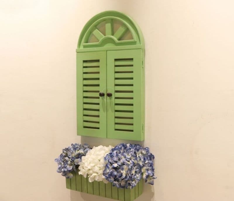 Image 2 for Mazie Green Wooden Window Frame