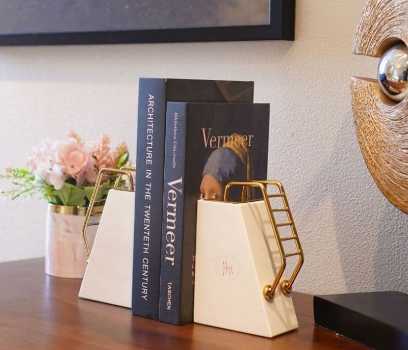 Image 2 for Sarai White Mania Marble Book End