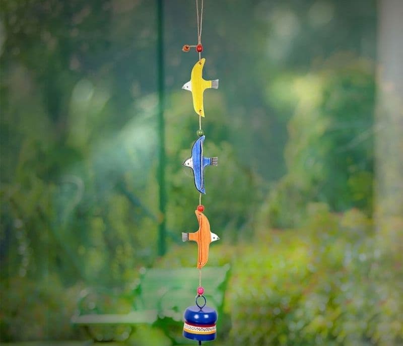 Sloane Wooden 3 Flying Birds Wind Chime
