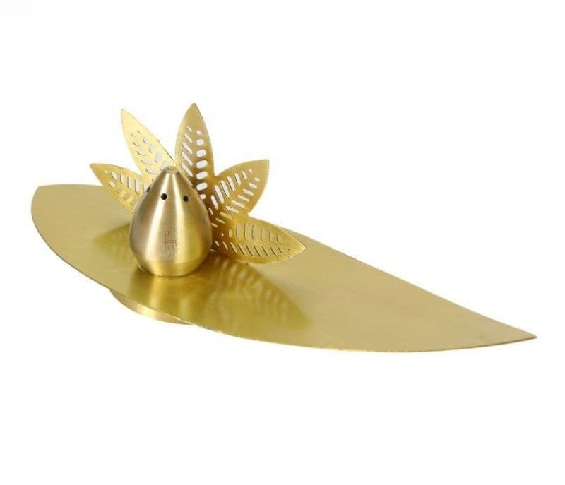 Image 2 for Everleigh Gold Brass Incense holder