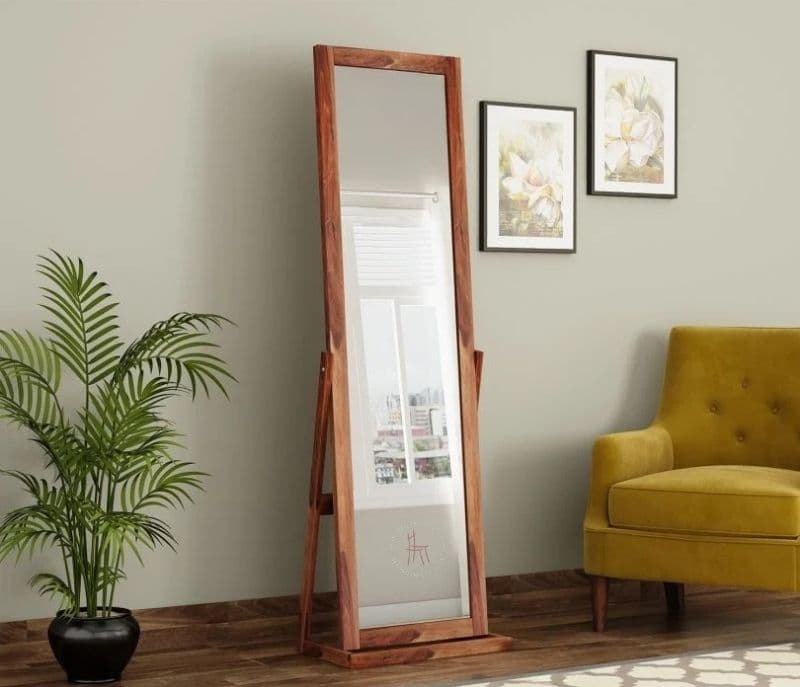 Miriam Full Length Dressing Mirror (Honey Finish)