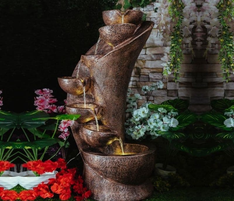 Amora Fibre Glass water fountain (Copper)