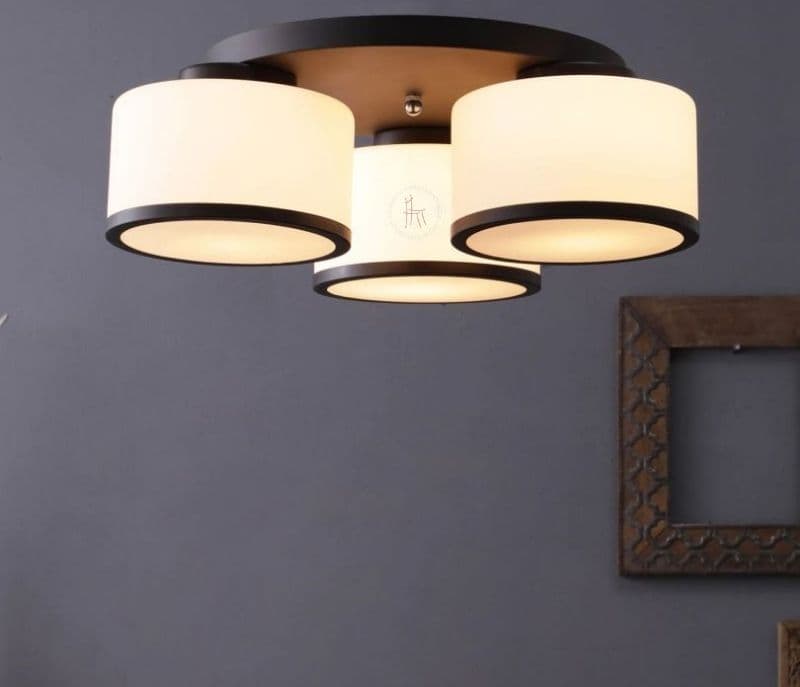 Tiffany White Glass decorative Chandelier