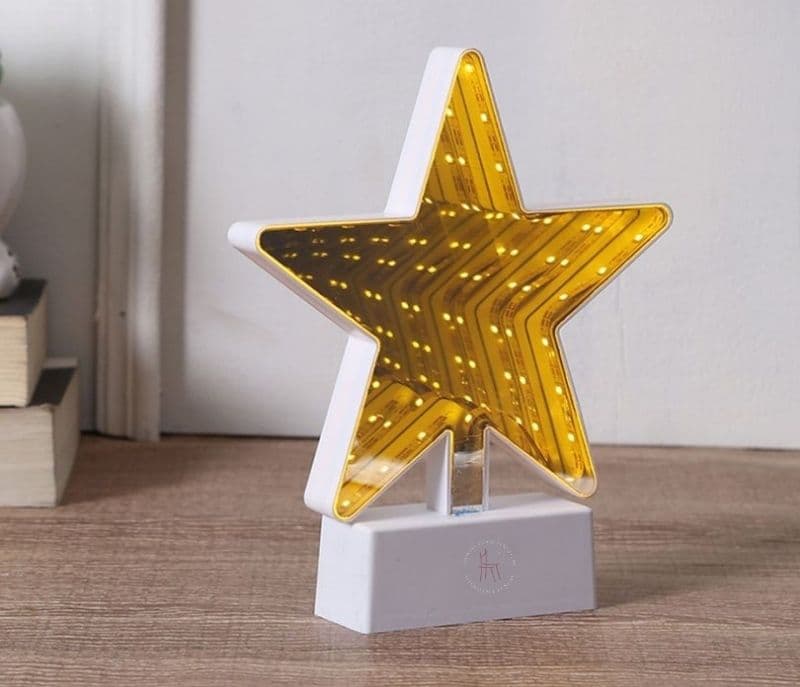 Image 2 for Alexandria Star Shaped LED Lighting with Mirror