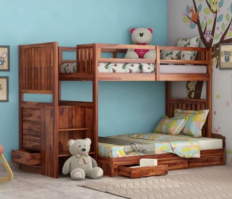 Palmira Bunk Bed (Honey Finish)