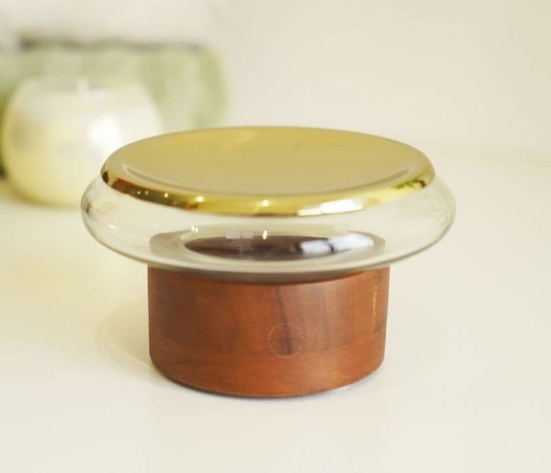 Image 7 for Emerson Designer Glass With Wood Bath Set of 6 Piece